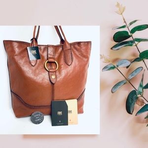 🎀SOLD🎀 FRYE Leather Ring Tote Bag